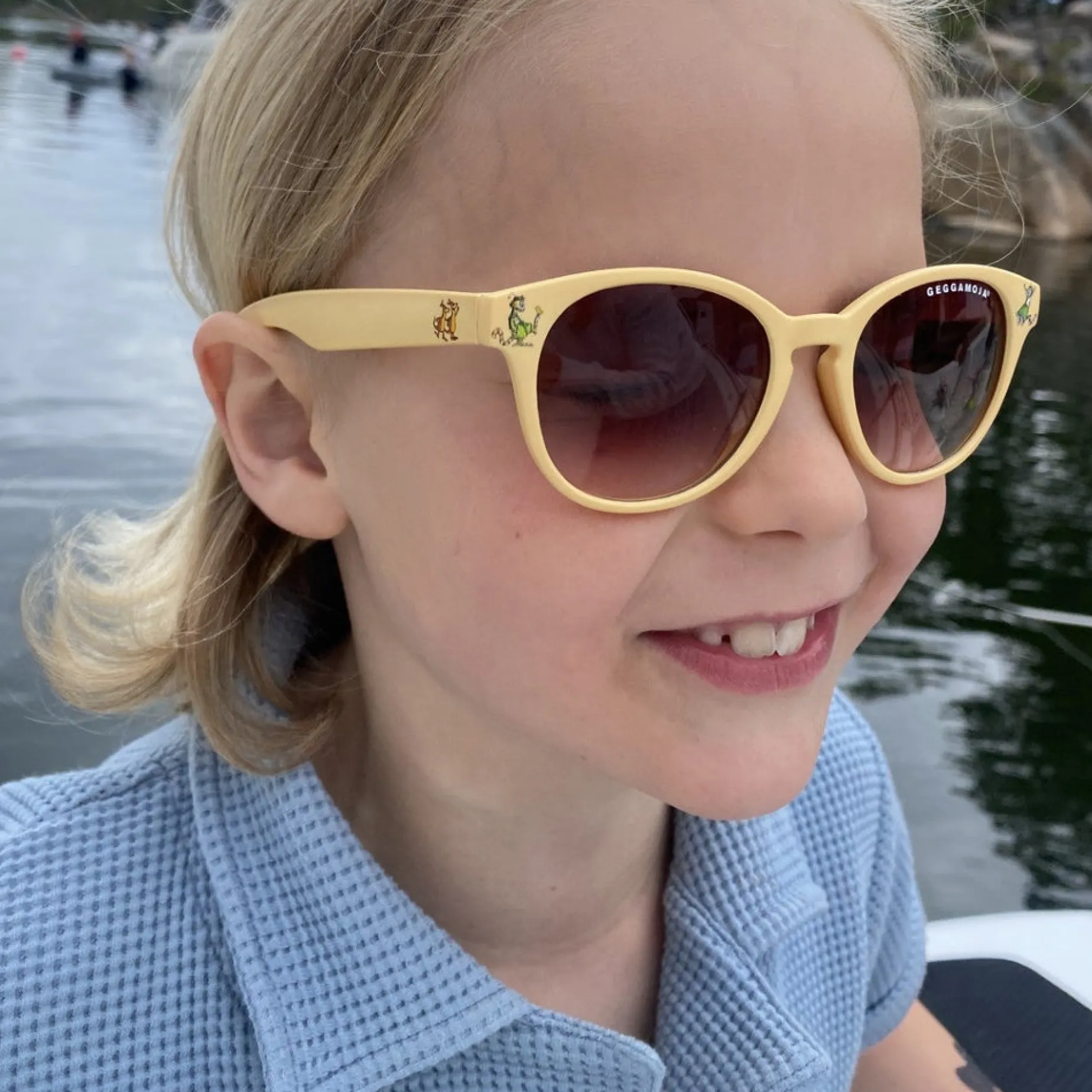 Solglasögon 2-6 år Pettson och Findus Gul