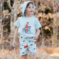 Solhatt Mamma mu och Kråkan Mint/Vit