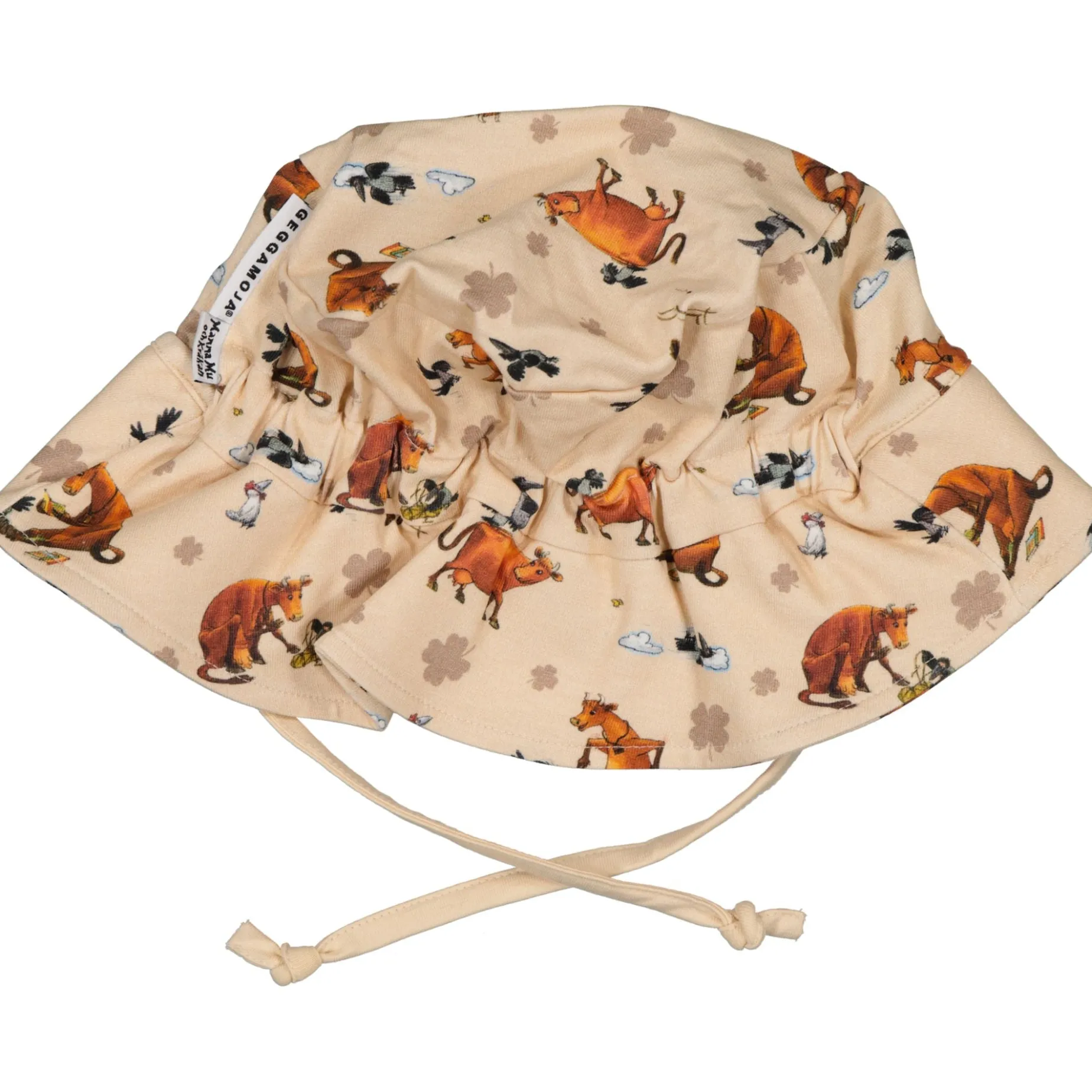 Solhatt Mamma Mu och Kråkan Beige