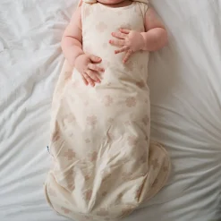 Sovpåse Vadderad Bambu Beige Klöver