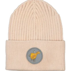 Stickad mössa Mamma Mu och Kråkan Beige