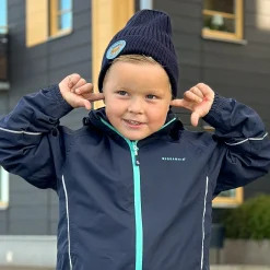 Stickad mössa Mamma Mu och Kråkan Blå