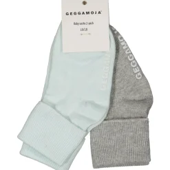 Strumpor baby två-pack Grå/Grön