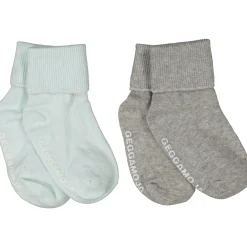 Strumpor baby två-pack Grå/Grön