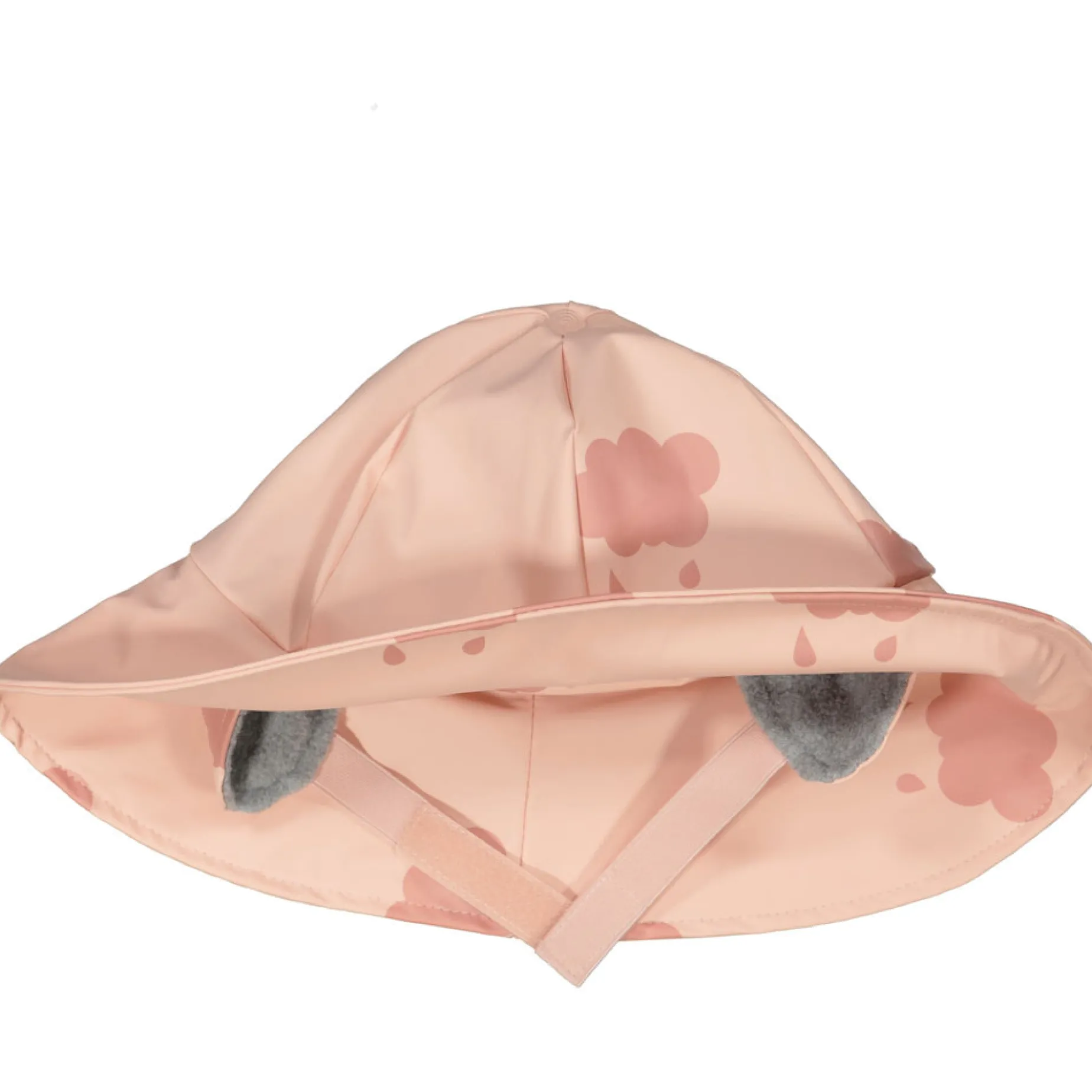 Sydväst /Regnhatt fodrad Moln Rosa