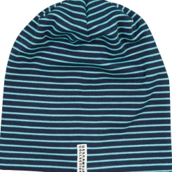 Topline Mössa fleecefodrad Navy/Turkos