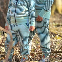 Trikåbyxor Grön/Navy