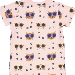 T-shirt Bambu Cool Cats Rosa