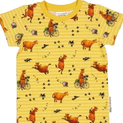T-shirt Mamma Mu och Kråkan Gul/Vit