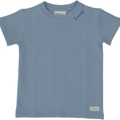 T-shirt Waffle Dusty Blue