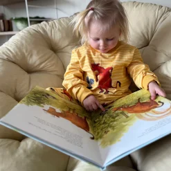 Tvådelad Pyjamas Mamma Mu och Kråkan Gul/Vit