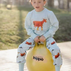 Tvådelad Pyjamas Mamma Mu och Kråkan Mint/Vit