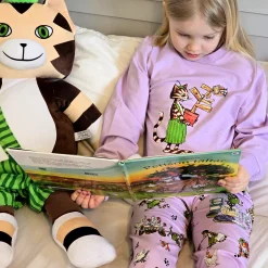 Tvådelad pyjamas Pettson och Findus Lila