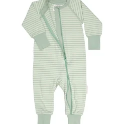 Tvåvägs-zip Pyjamas Bambu Classic Ljusgrön/Grön
