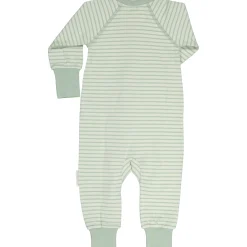 Tvåvägs-zip Pyjamas Bambu Classic Ljusgrön/Grön