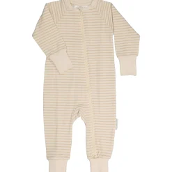 Tvåvägs-zip Pyjamas Bambu Classic Vit/Beige
