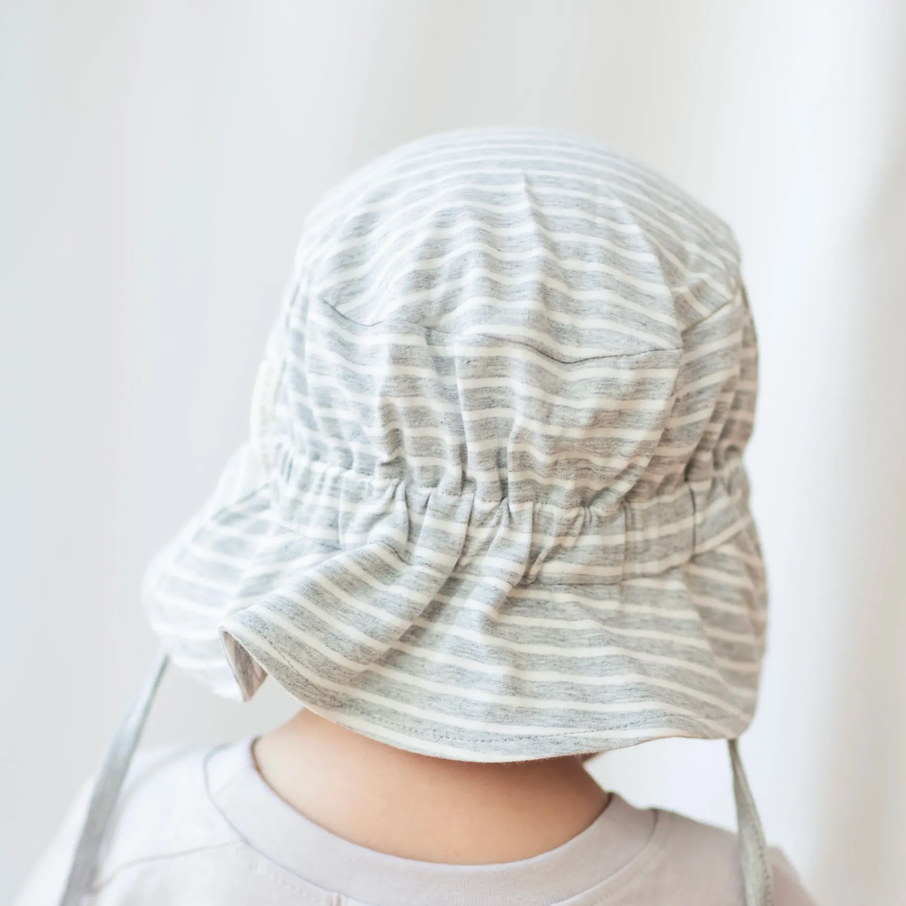 UV-solhatt Bambu Bambu Classic Grå/Vit