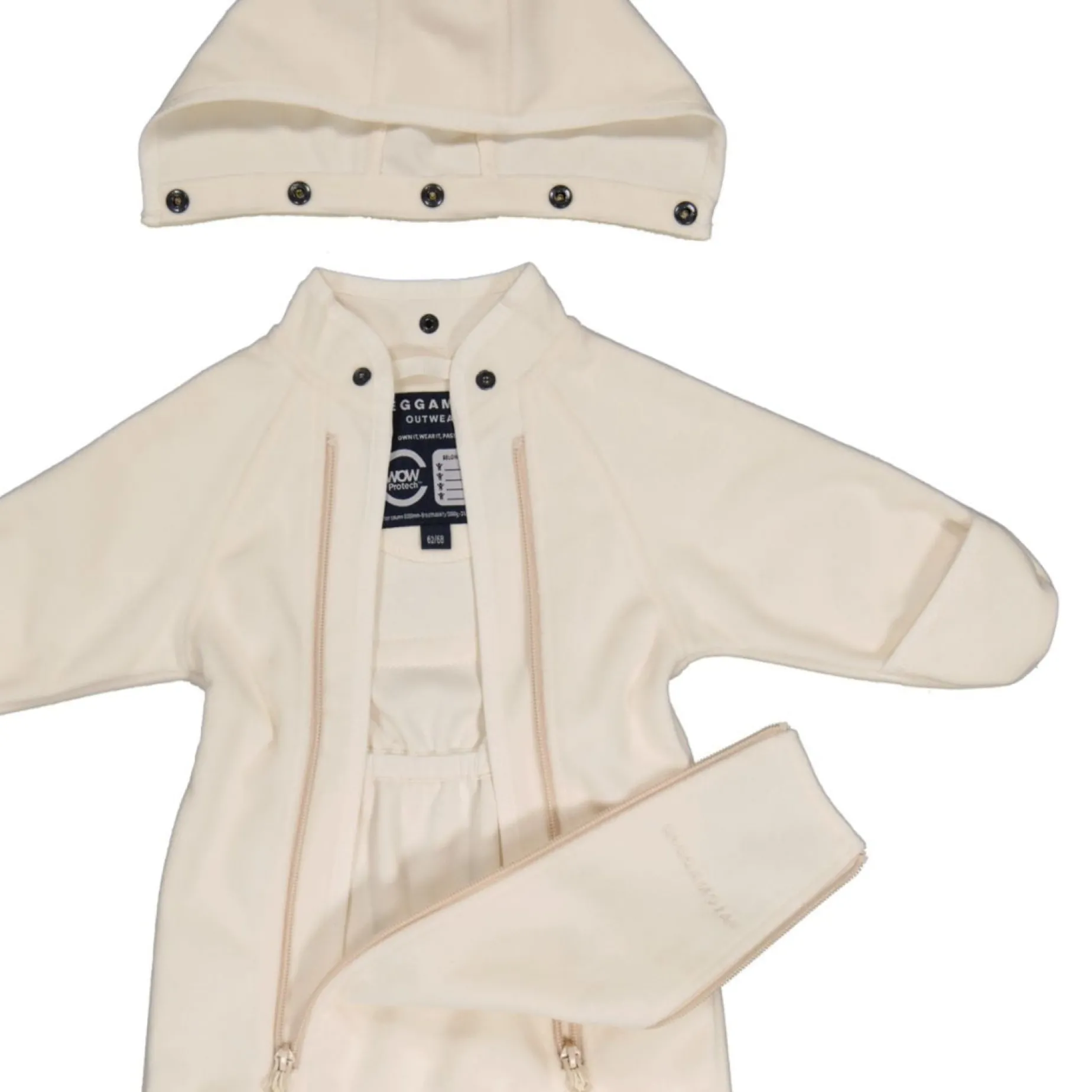 Vindfleece overall Beige