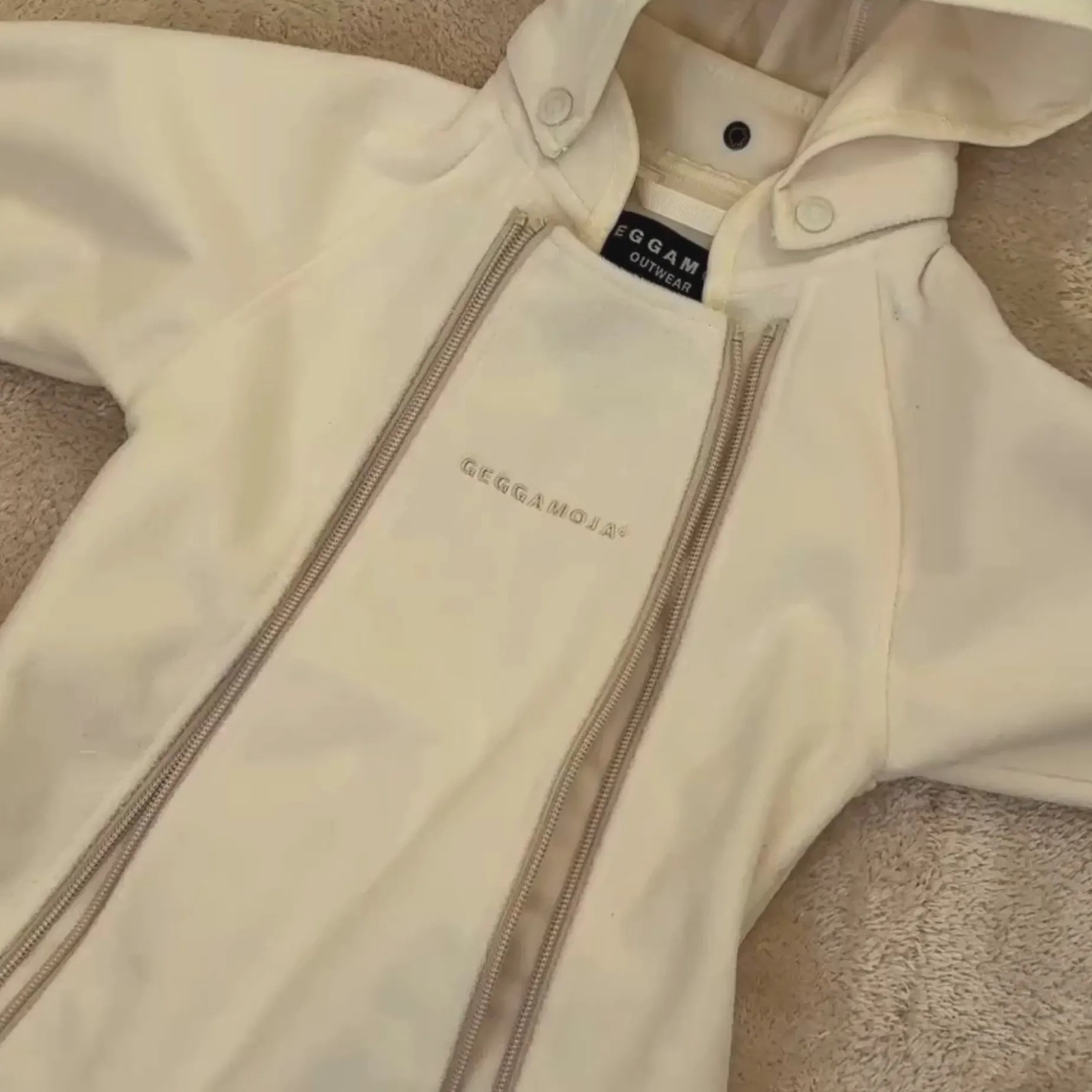 Vindfleece overall Beige
