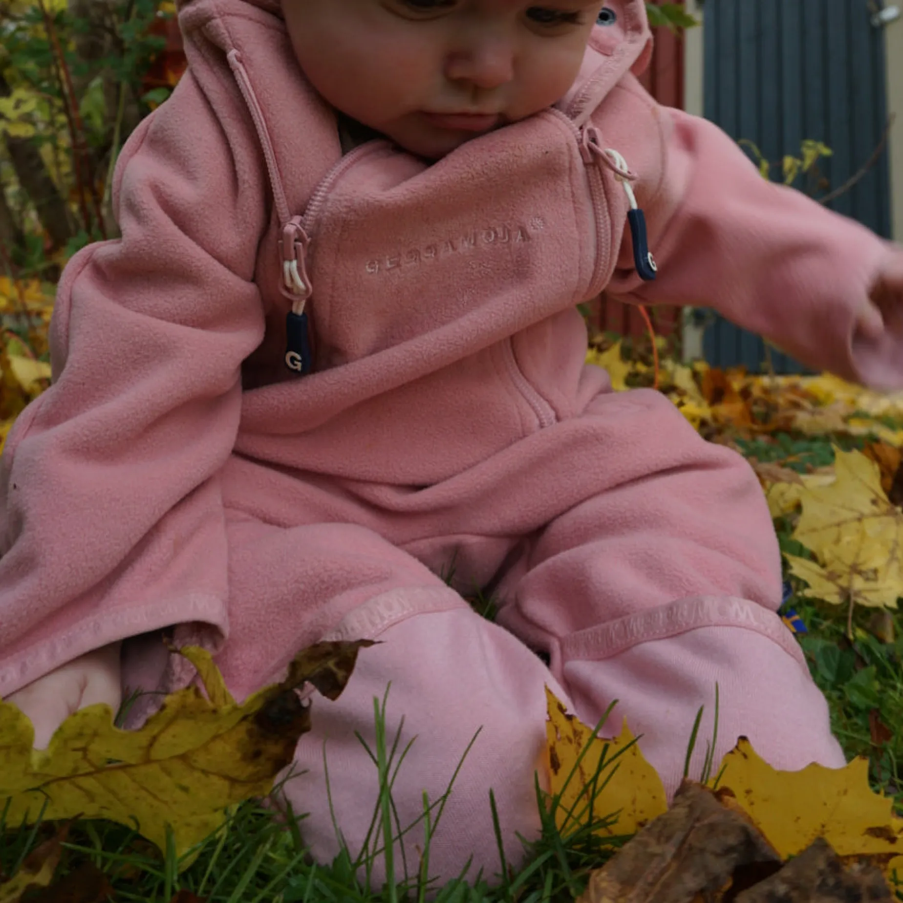 Vindfleece overall Rosa