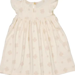 Volangklänning Bambu Klöver Beige